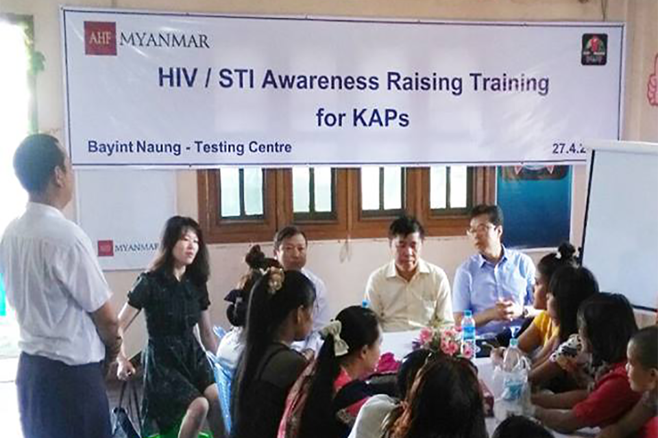 HIV/STI awareness raising training for KAPs